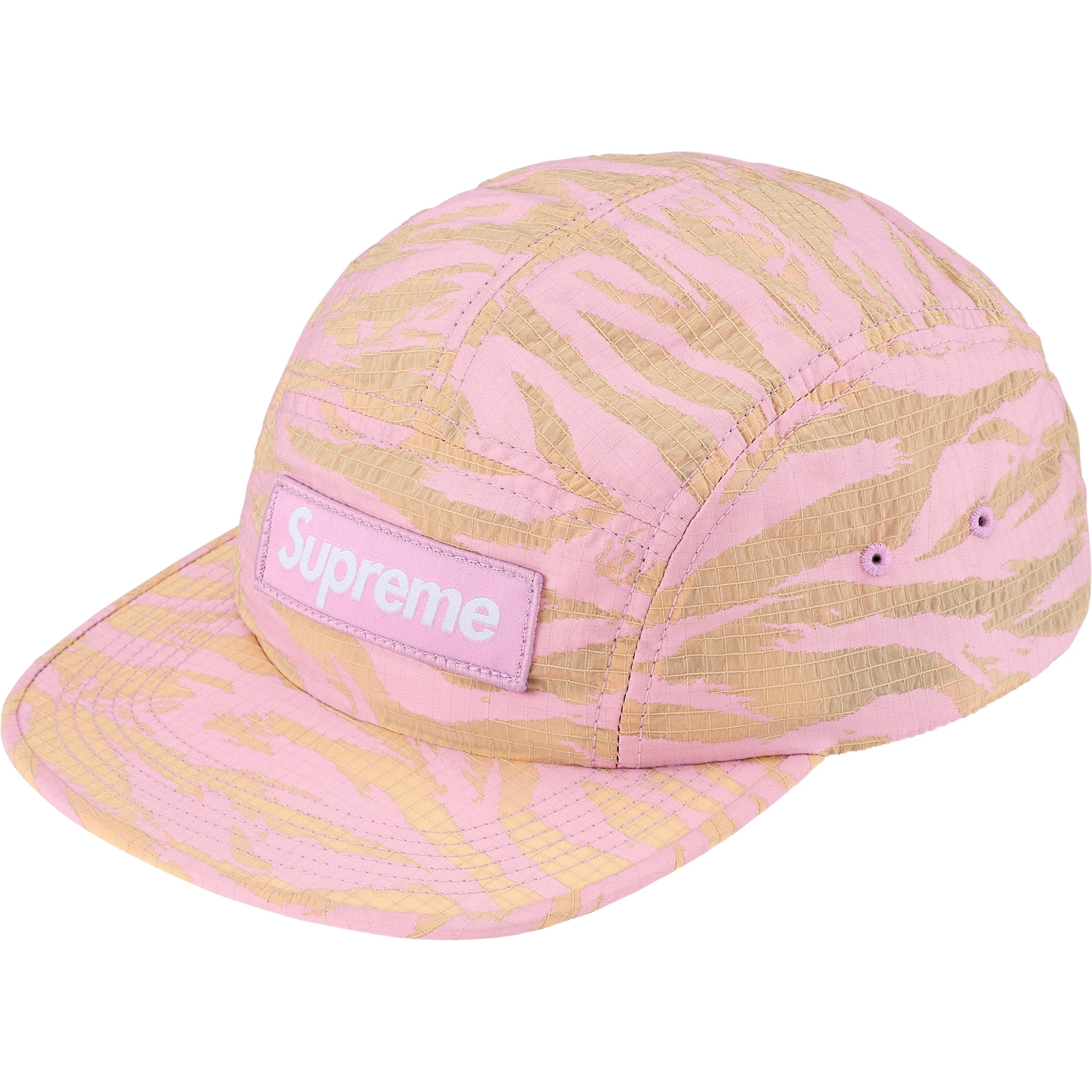 Tiger Camo Ripstop Camp Cap view 3